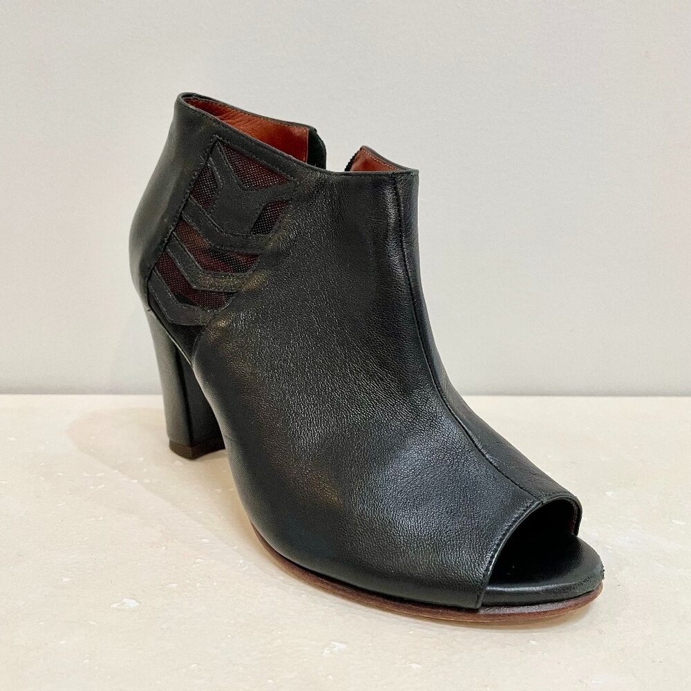 Luiza Perea Ankle Boots Sz 6.5 Black Heel